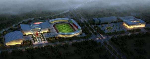 新地标!淮北要新建体育文化中心!投资近4亿,拥有5个场馆!