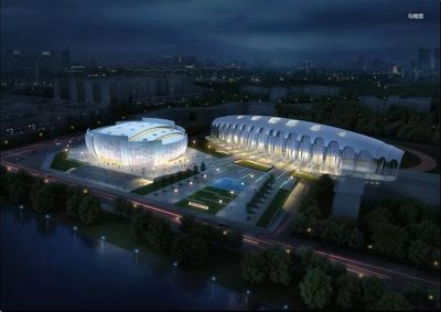 总投资1.05亿!乐山又一个体育馆即将完工!住在附近的要发达了!